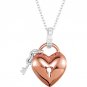 .05 ct tw Diamond Heart 18" Necklace