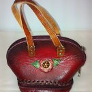 Mini Genuine Leather Purse/Wallet Red