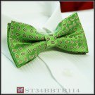 *BRAND NEW*GREEN PAISLEY JACQUARD RARE BOYS BOWTIE B114