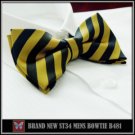 *BRAND NEW* NAVY&GOLD STRIPES TUXEDO MENS BOW TIE B481
