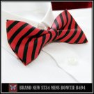 *BRAND NEW* BLACK&RED STRIPES TUXEDO MENS BOW TIE B494