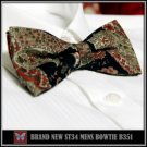 *BRAND NEW* SUEDE FEEL PAISLEY D/NAVY MENS BOWTIE B351