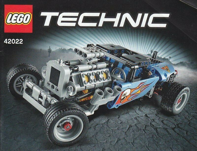 LEGO TECHNIC Hot Rod 42022 Instructions Book Only I of 2 No Bricks Or Figs