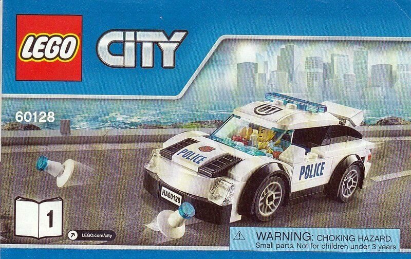 LEGO CITY Police Pursuit 60128 Instruction Book # 1 Only No Bricks or Figs