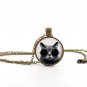 Steampunk Cat Pendant - Necklace - Photo Jewelry - Vintage Cool Cat Art