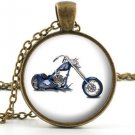 American Chopper Pendant - Necklace - Motorcycle Motorbike Biker Art Jewellery