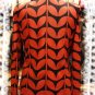 Womens Red Leather Leaf Jacket