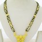 Wedding 22k Gold Plated Mangalsutra Chain Pendant Necklace
