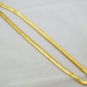 Herringbone Link Chain Necklace 22k Yellow Gold Plated Hip Hop Jewelry Mens Womens