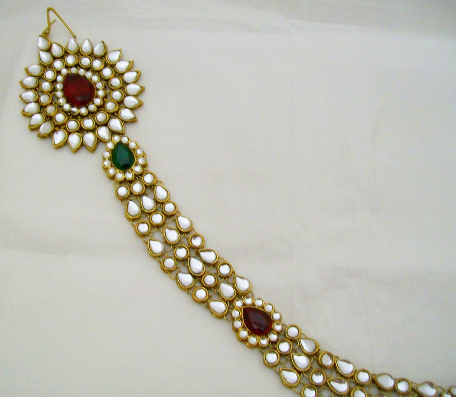 Kundan Choti Indian Hair Decoration Accessories for Brides