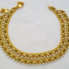 Gold Plated Anklets Ladies Leg Bracelet Indian Jewelry Wedding Ankle Chain Payal
