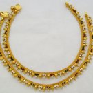 Gold Plated Anklets Payal Indian Foot Chain Ankle Bracelets for Women