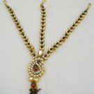 Kundan Matha Shringar Patti Indian Hair Chain Head Piece Forehead Ethnic Rajputi Dulhan Jewelry