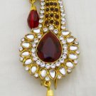 Kundan Kalgi Sarpech Turra Turban Jewel Pin Indian Sikh Wedding Groom Accessories