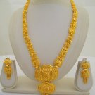 Gold Plated Indian Rani Haar Necklace Long Traditional Ethnic Fashion Jewelry Set