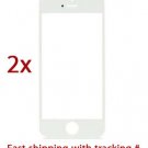 2 x new iPhone 5 Front Display White Outer Glass Lens Assembly Replacement Part