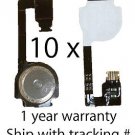 10 pieces iPHONE 4 HOME BUTTON BOARD FLEX CABLE REPLACEMENT REPAIR PART