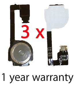 3 pieces IPHONE 4 HOME BUTTON BOARD FLEX CABLE REPLACEMENT REPAIR PART