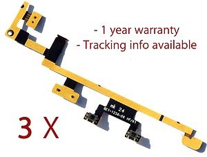 3 x iPad 3 Power Switch On Off Volume Control Key Flex Cable REPLACEMENT Part