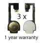 3 x iPHONE 4S HOME BUTTON BOARD FLEX CABLE REPLACEMENT REPAIR PART