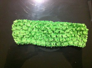 Dark Green Crochet Headband