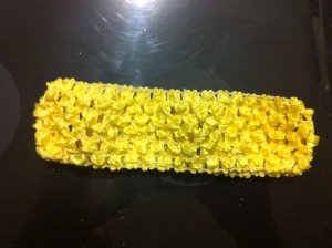 Dark Yellow Crochet Headband
