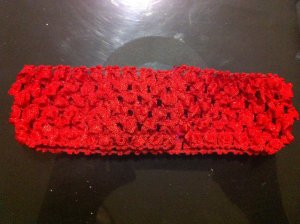 Red Crochet Headband