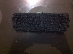 Black Crochet Headband