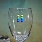 Blue Spring Bead Necklace Jewelry Set