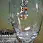 Clemson Swarovski Crystal Bicone Earring and Bracelet Set
