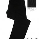 Black chef trousers 100% cotton drill QUALITY L&G