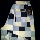 Pastel grey check chef pants trousers back pocket L&G London Uniforms S,M,L,XL