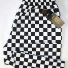 Black & White Check chef pants (trousers) L&G London Uniforms SMALL   S