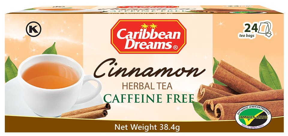 Caribbean Dreams Cinnamon Tea, 24 tea bags (Pack of 3)