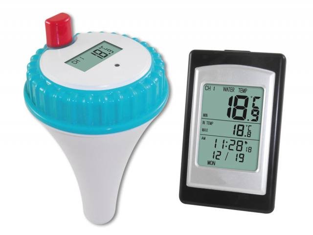 Wireless Digital Floating Swimming Pool Thermometer Bath Spa