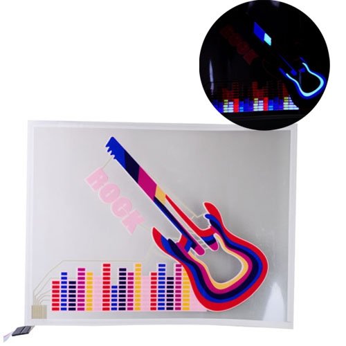 Rock Car Sticker Sound Music Activated/Equalizer Glow