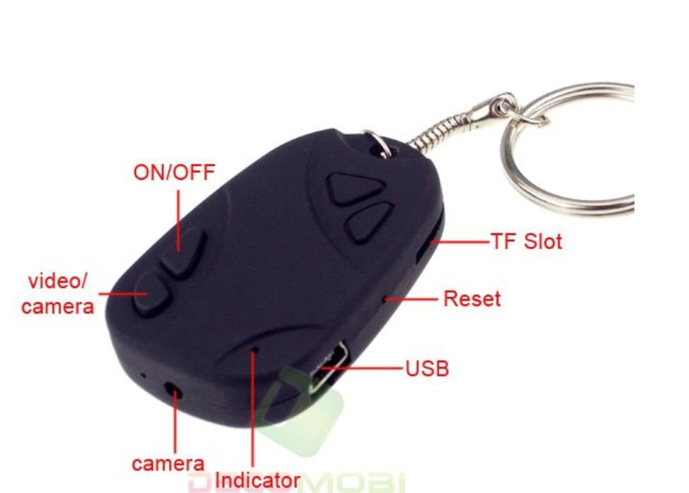 Camera Car Key Keychain Video Camcorder