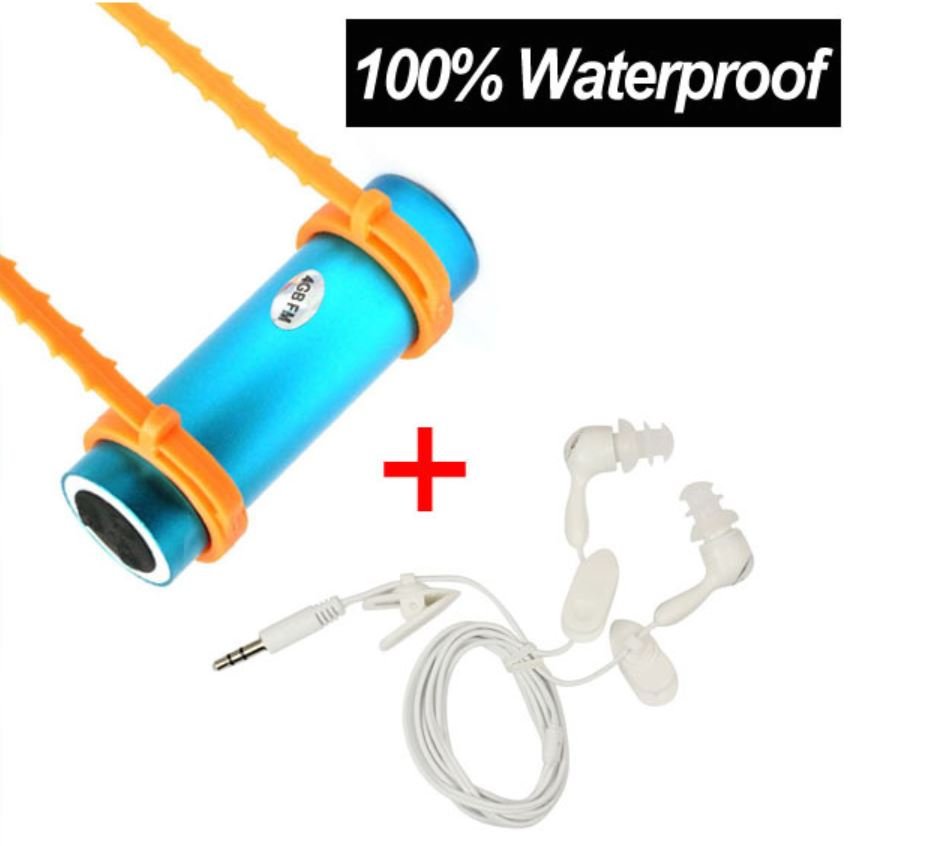 8GB Waterproof MP3 Stereo   Player for swimming and watersport Epack