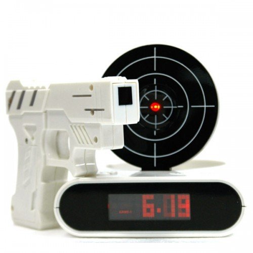 EPack LCD Laser Gun Target Alarm Clock