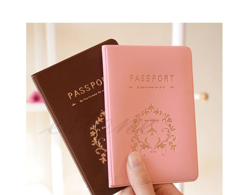 Passport Holder Documents Bag Sweet Trojan Travel Passport Cover Card Case
