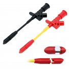 Insulation Tool Piercing Needle Test Clips Red+Black Multimeter