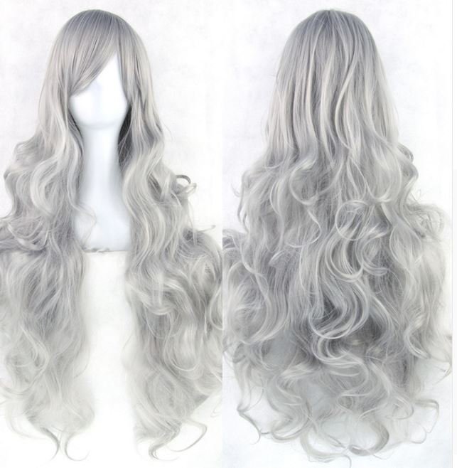 Long Women Wigs Heat Resistant Costplay Wig 32 in
