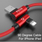 90 Degree USB Cable    data Charger For iphone 8 7 plus 6s 6 s 5 5s se x ipad