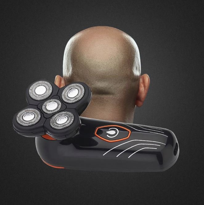 BALD HEAD SHAVING MACHINE USB RECHARGEABLE WASHABLE Body Hair Clipper