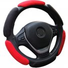 Non-slip Steering-Wheel Cover with 3D Design/Flocking clothcar steering wheel braid