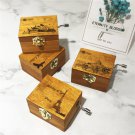 Retro Music Box Gifts Wind-up Toy Classical Wooden Handcraft Cranked Educational Toy