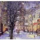 Light snow street view Landscape  Wedding Decoration Art DIY  Pa«int by numbers