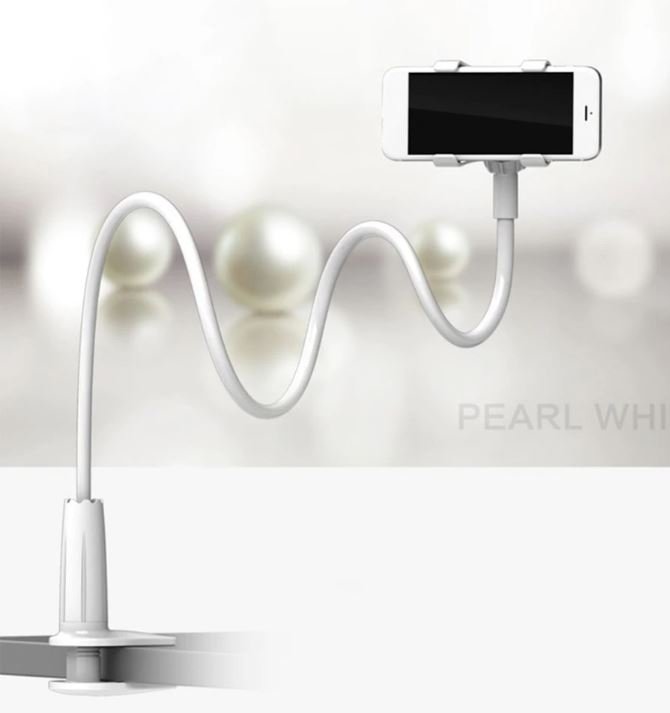 360 Rotating Flexible Long Arms Mobile Phone Holder Desktop Bed