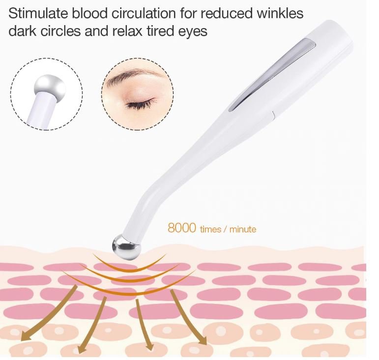 2 in 1 Electric Eye Massager Anti Aging Wrinkle Eye Patch Relief