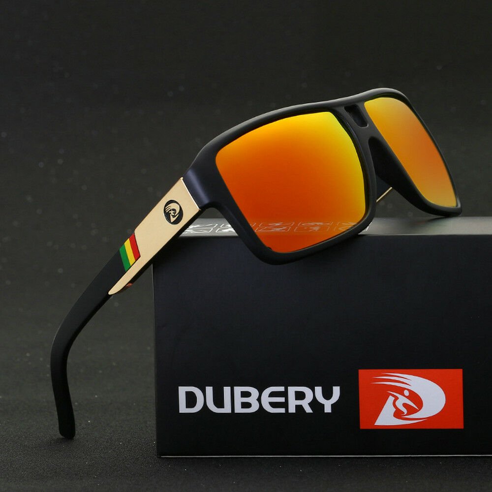 DUBERY Men's Polarized Sunglasses Outdoor Driving Mens Eyewear Sport Glasses